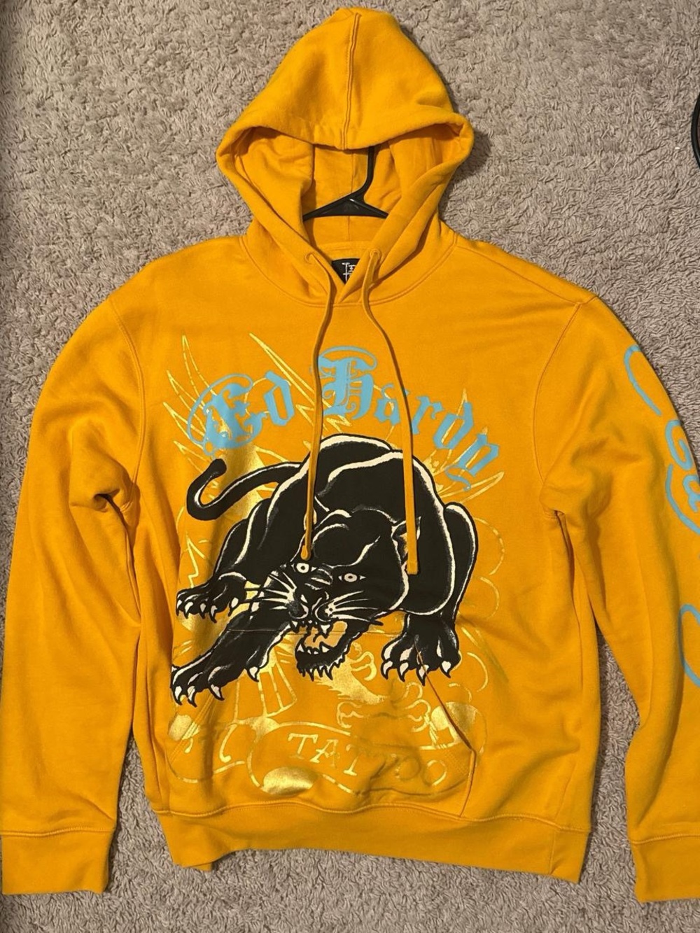Ed Hardy Panther Print Hoodie